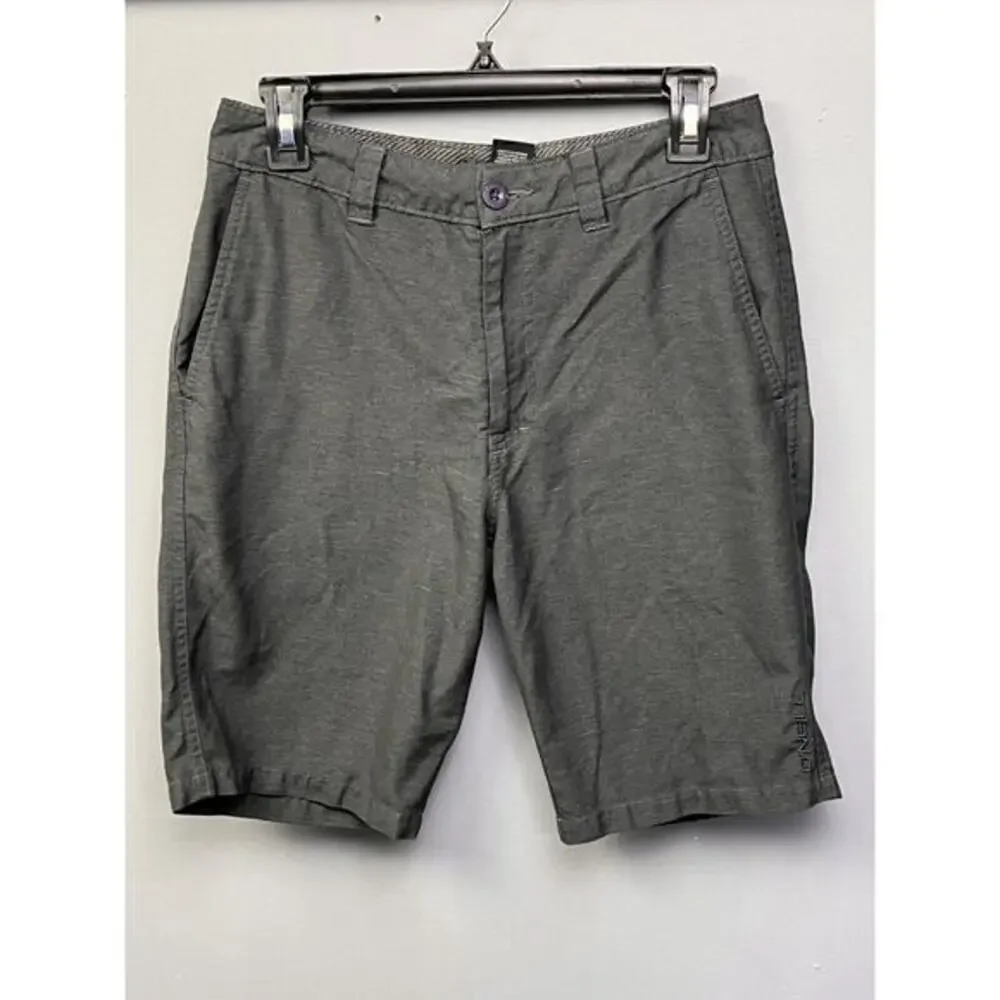 Oneill Board Shorts Mens‎ Size 28 Beach Swimming Gray Teen Pockets